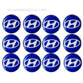 Epoxy Resin Dome Mobil Brand Label Sticker